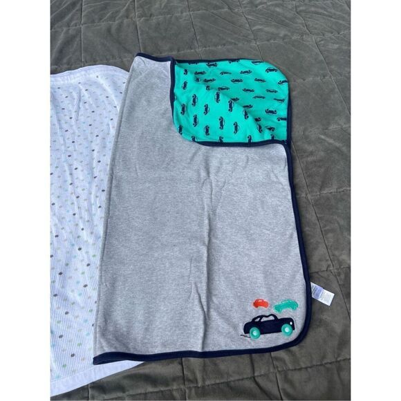 Baby Blanket Bundle Of 2 Both 100% Cotton Baby Blankets - Picture 2 of 8